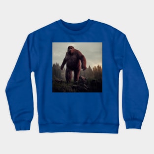 Sasquatch in Nature Crewneck Sweatshirt